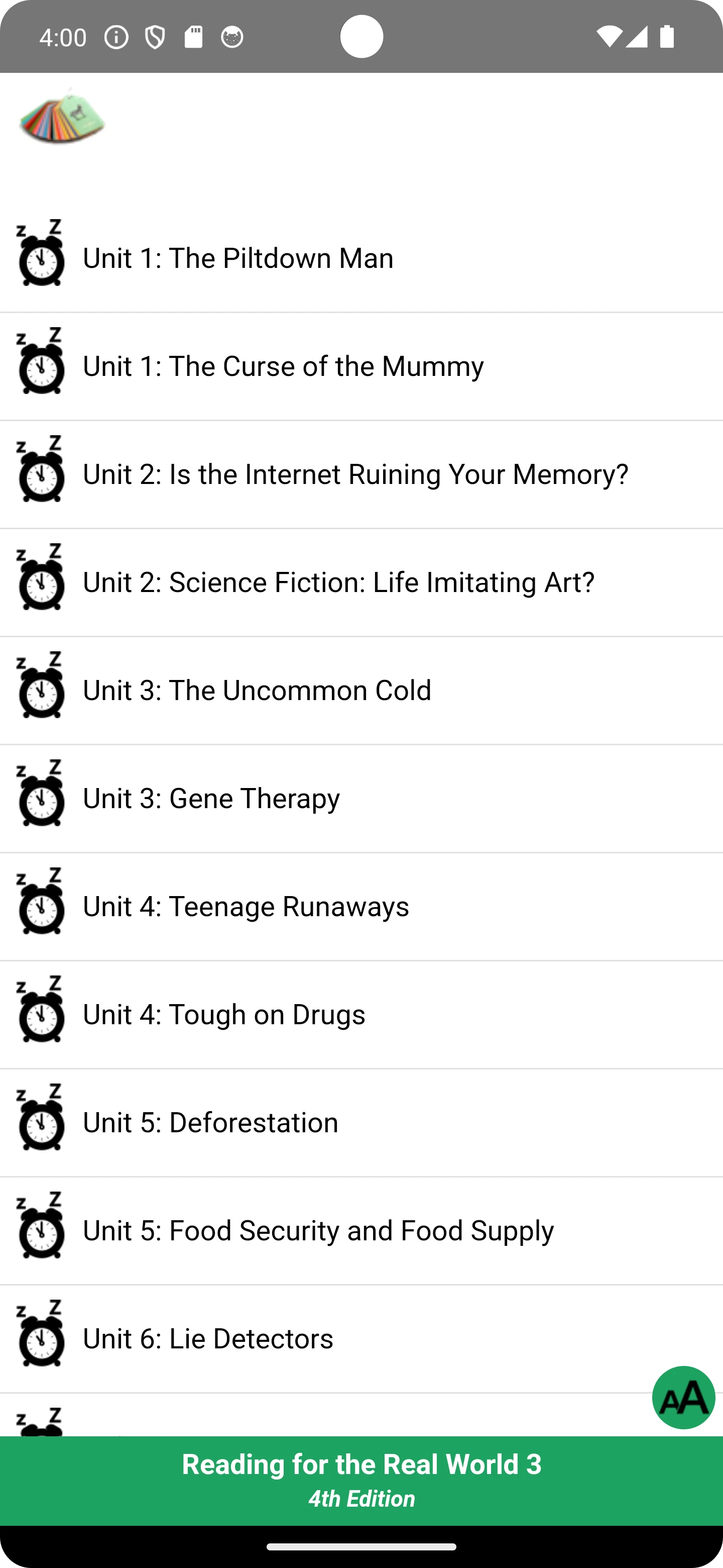 Reading for the Real World 3 screenshot